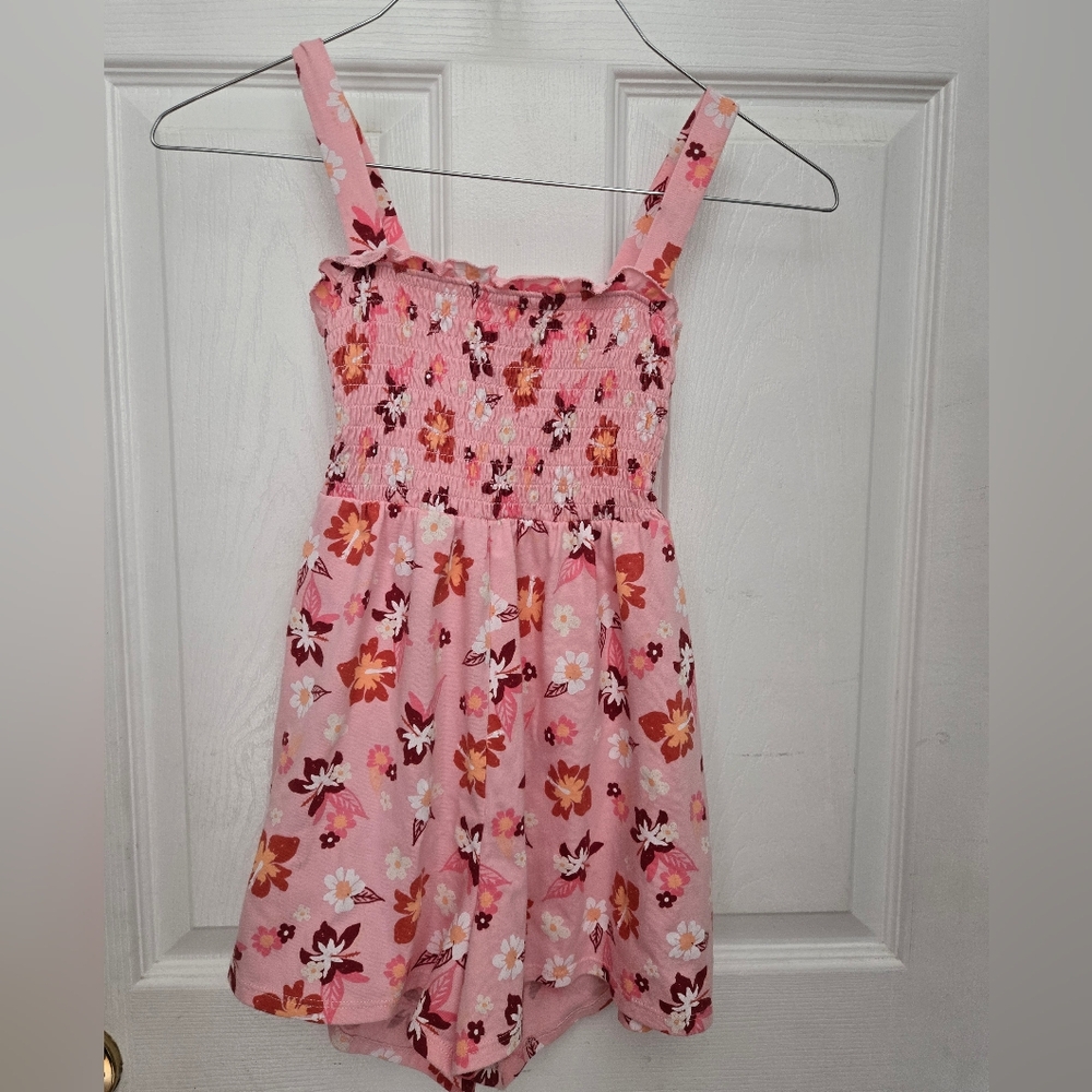Floral Pink Kids Romper